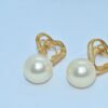 gold heart drop earrings with pearl – elegant statement dangle earrings for women, bridesmaid, wedding & party jewelry – gift for her (usa & uk)