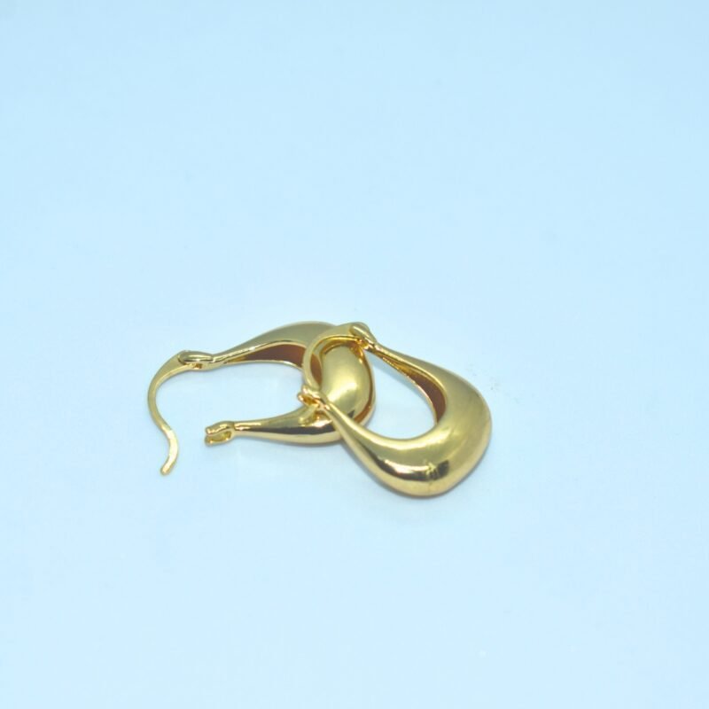 gold teardrop hoop earrings – chunky statement gold plated earrings for women, lightweight fashion jewellery gift – alka jewels gold teardrop hoop earrings – chunky statement gold plated earrings for women, lightweight fashion jewellery gift – alka jewels