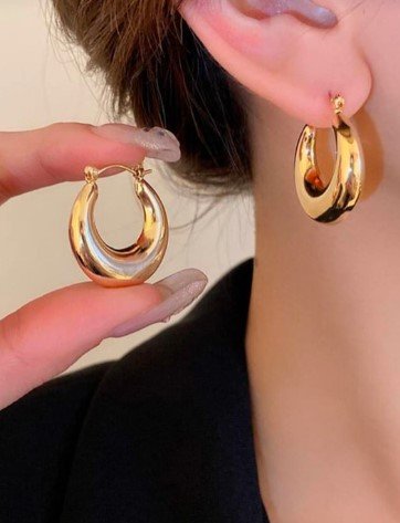 bold gold teardrop hoop earrings – 18k gold plated chunky hoops for women, hypoallergenic lightweight jewelry bold gold teardrop hoop earrings – 18k gold plated chunky hoops for women, hypoallergenic lightweight jewelry