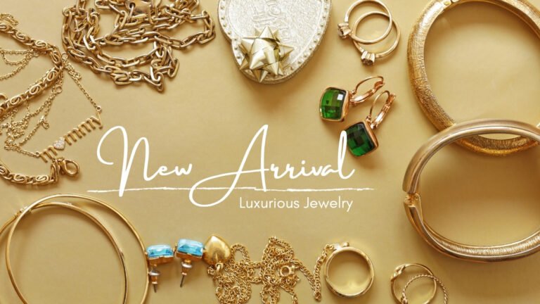 Home gold minimalist jewelry new arrival landscape banner